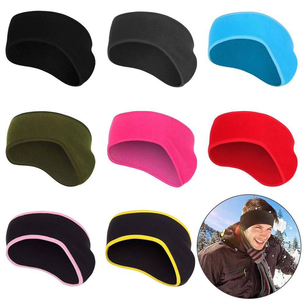 Fleece Ear Warmer Band - 1 buah ikat rambut, penutup telinga
