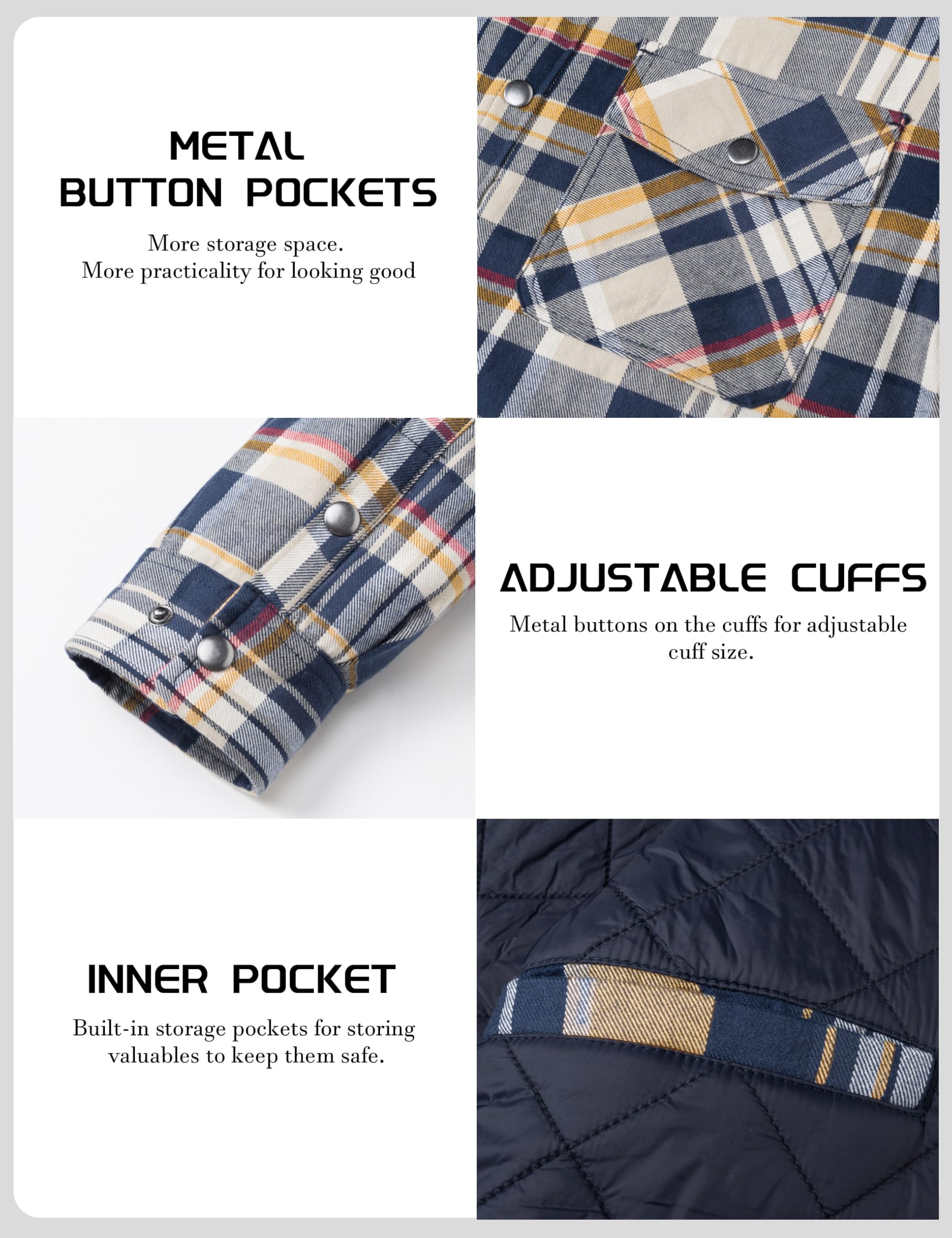 Jaket Kemeja Flanel Pria untuk - Flannel Shirt Lined ulasan dan harga